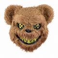 Masque ours Halloween sans LED brun HauntMask