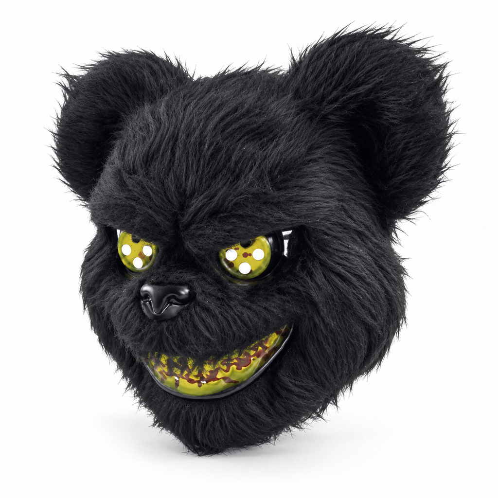 Masque ours noir effrayant pour déguisement Halloween
