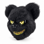 Masque ours noir effrayant pour déguisement Halloween